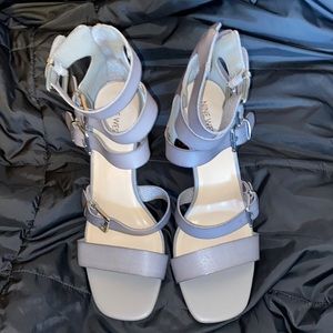 Leather booties sandals